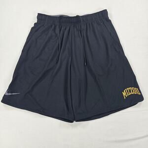 NWT Nike Dri-Fit Missouri "Mizzou" Tigers Black Hype Shorts Men's Size Large